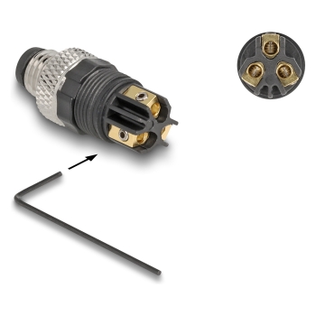 Preview: KeySonic KSK-8031INEL-B (DE) Industrietastatur 105T bl