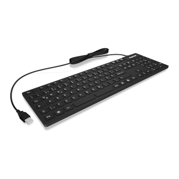 Preview: KeySonic KSK-8030IN (US) Industrietastatur 105T black bulk