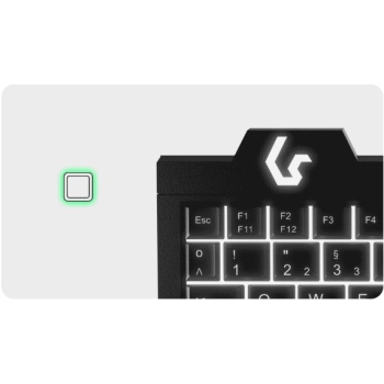 Preview: KeySonic KSK-3210ELU (DE) Super-Mini Touchpad schwarz