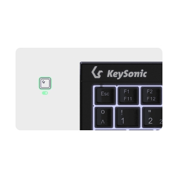 Preview: KeySonic KSK-3211ELU (DE) Super-Mini Touchpad schwarz