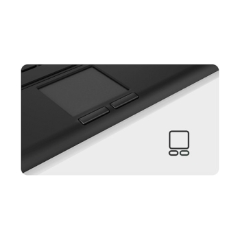 Preview: KeySonic KSK-5211ELU (DE) Mini Touchpad schwarz