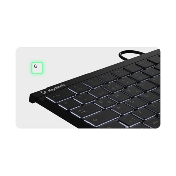 Preview: KeySonic KSK-5211ELU (DE) Mini Touchpad schwarz
