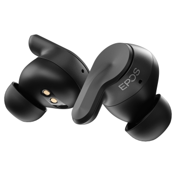 Epos Adapt E1 schwarz Bluetooth TWS Earbuds Multi-Connect IPX5 Hybrid ANC Ladecase USB-C Dongle OhrAdapter Teams und iPhone Zertif.