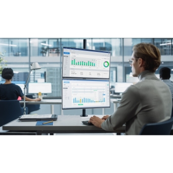 Preview: Kensington Monitorarm bis32.2TFT max.9kg.schw. vertik.