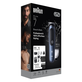 Preview: Braun Series 7 All-In-One Style Kit AIO7540 245036 Akku deep blue metallic 11 Au