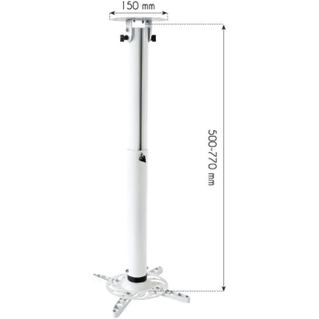 Techly Profi Deckenhalterung Beamer 50-77cm.