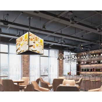 Preview: Equip Deckenhalterung 32-65/3TFT je 30kg 2Gelenke neig. sw lite Retail