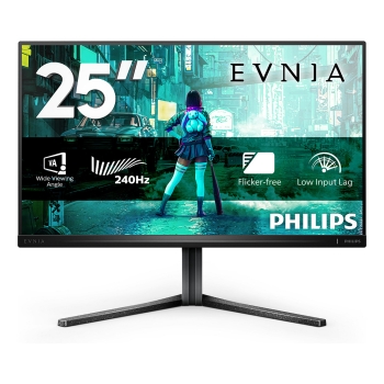 62.2cm/24.5 (1920x1080) Philips Evnia 25M2N3200W/00 16:9 VA 1ms 240Hz HDMI2.0 DisplayPort1.4 VESA Black/Anthrazit