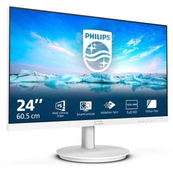 Preview: Philips 60.5cm (23.8) 241V8AW 16:09 HDMI IPS 100Hz white retail