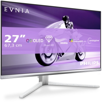 Preview: 67.3 cm/26.5 (2560×1440) Philips 27M2N8500/00 16:9 QHD QD OLED 0.03 ms 360 Hz HDMI 2.1 DP 1.4 USB Black
