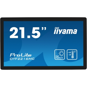Preview: IIYAMA 54.5cm (21.5) OTF2216MC-B1 16:9 M-Touch HDMI+DP+USB