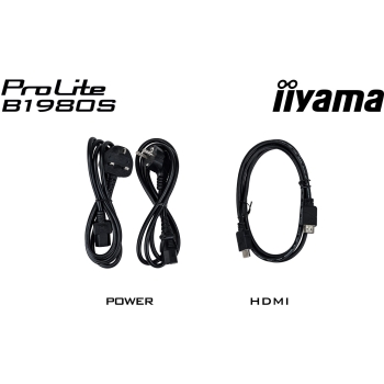 Preview: IIYAMA 48.0cm (19) B1980S-B1 5:4 HDMI+DP black