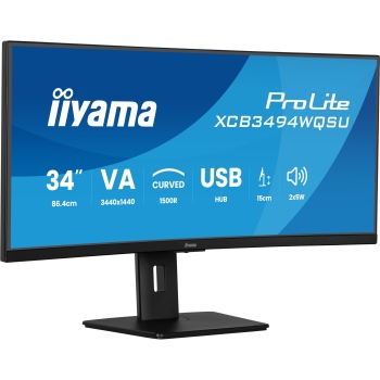 IIYAMA 86.7cm (34) XCB3494WQSU-B1 21:9 2xHDMI+DP+USB Curv