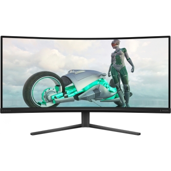 Preview: 86.36 cm/34 (3440×1440) Philips 34M2C3500L/00 21:9 WQHD Fast VA 1 ms 180 Hz 2× HDMI 2.0 DisplayPort 1.4 VESA Black