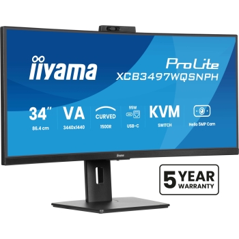 TFT 34.0/86.4cm Iiyama ProLite XCB3497WQSNPH 21:9 curved
