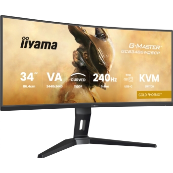 TFT 34.0/86.4cm Iiyama G-Master GCB3486WQSCP Gold Phoenix 21:9 curved