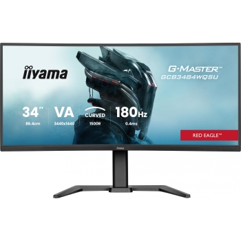Preview: TFT 34.0/86.4cm Iiyama G-Master GCB3484WQSU Red Eagle 21:9 curved