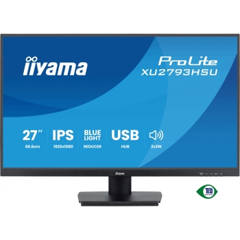 Preview: TFT 27.0/68.6cm iiyama ProLite XU2793HSU *schwarz* 16:9