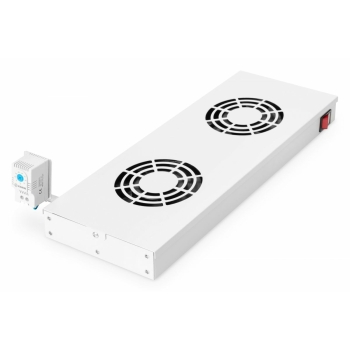 Equip Lüftermodul 19 für Serverschränke. 2xLüfter RAL7035
