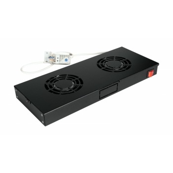 Equip Lüftermodul 19 für Serverschränke. 2xLüfter RAL9005