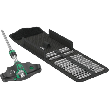 Wera Kraftform Kompakt 400 RA Set 1. Quergriffratsche 17-tlg