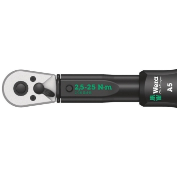 Preview: Wera Click-Torque A5 Drehmomentschlssel 2.5 - 25 Nm