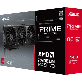 Preview: RX 9070 16GB ASUS PRIME OC GDDR6 3 Fan
