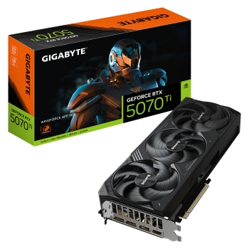 RTX 5070 Ti 16GB GIGABYTE WINDFORCE SFF GDDR7 3 Fan