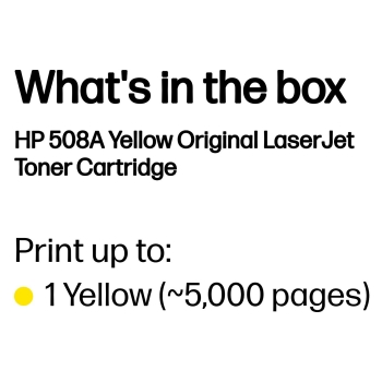 Preview: HP 508A original Toner cartridge CF362A yellow 5.000 pages standard capacity