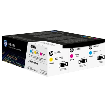 Preview: HP 410X original LaserJet Toner cartridge CF325XM Cyaan Magenta Yellow High Yield 3-pack