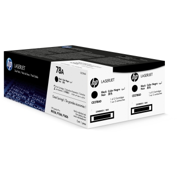 Preview: HP 78A original LaserJet Toner cartridge CE278AD black standard capacity 2.100 pages 2-pack