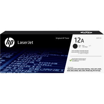 HP 12A original LaserJet original Toner cartridge Q2612A black standard capacity 2.000 pages 1-pack