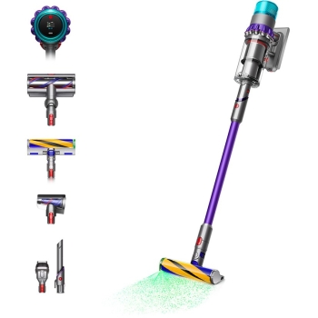 Dyson Gen5Detect Absolute Kabelloser Staubsauger (Rot/Silber/Türkis)
