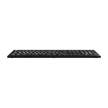 Preview: LogicKeyboard XL-Print Astra 2 White on Black DE (PC)