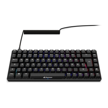 Preview: Sharkoon SKILLER SGK50 S3 PBT (schwarz. DE-Layout. Gateron G Pro 3.0 Yellow)