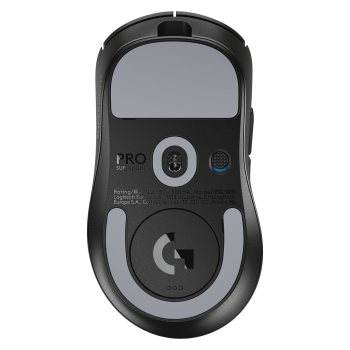 Preview: Logitech G PRO X Superlight 2 DEX ergonomisch Rechtshänder kabellos. kabelgebunden - 2.4 GHz. USB - Schwarz