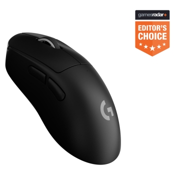 Preview: Logitech G PRO X Superlight 2 DEX ergonomisch Rechtshänder kabellos. kabelgebunden - 2.4 GHz. USB - Schwarz