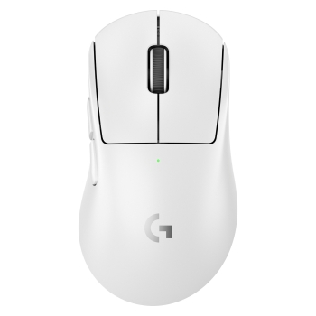 Preview: Logitech G PRO X Superlight 2 DEX ergonomisch Rechtshänder kabellos. kabelgebunden - 2.4 GHz. USB - wei