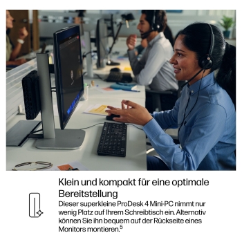 Preview: HP ProDesk 4 Mini G1i CU5-235T 16GB/512GB WLAN W11Pro