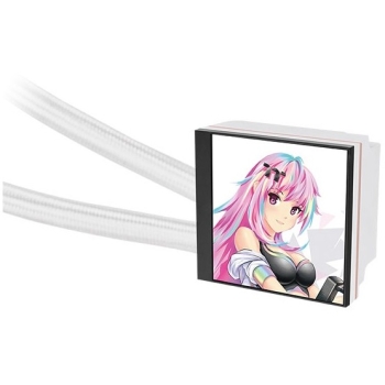 Preview: K Wasserkühlung MAGFloe 420 Ultra Snow Edition All-In-One Liquid Cooler White