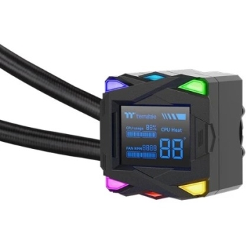 Preview: K Wasserkühlung LA240-S ARGB Sync All-In-One Liquid Cooler System Black