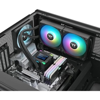 Preview: K Wasserkühlung LA240-S ARGB Sync All-In-One Liquid Cooler System Black