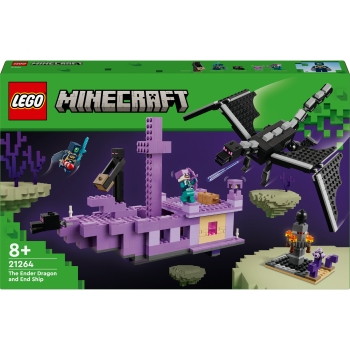 LEGO 21264 Minecraft Der Enderdrache und das Endschiff