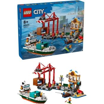 Preview: LEGO 60422 City Hafen mit Frachtschiff