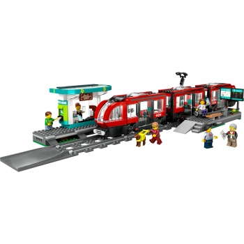 Preview: LEGO 60423 City Straßenbahn mit Haltestelle