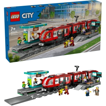 Preview: LEGO 60423 City Straßenbahn mit Haltestelle