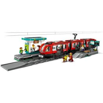 Preview: LEGO 60423 City Straßenbahn mit Haltestelle