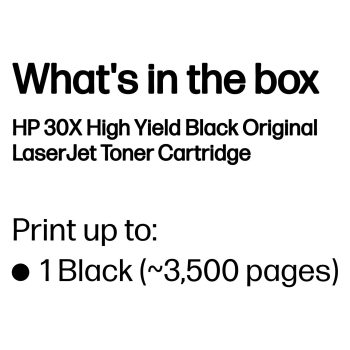 Preview: HP 30X original High Capacity LaserJet Toner cartridge CF230X Black XL