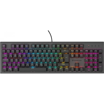 Preview: Genesis Gaming Tastatur THOR 303 silent kabelgeb. (DE)