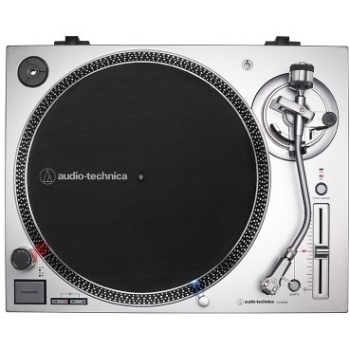 Preview: Audio-Technica AT-LP120X Direktangetriebener Plattenspieler. silber